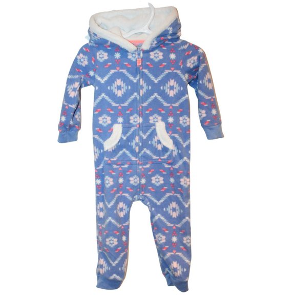 3/$20 🏷 Carters Fleece One Piece Size 18m - Picture 1 of 3